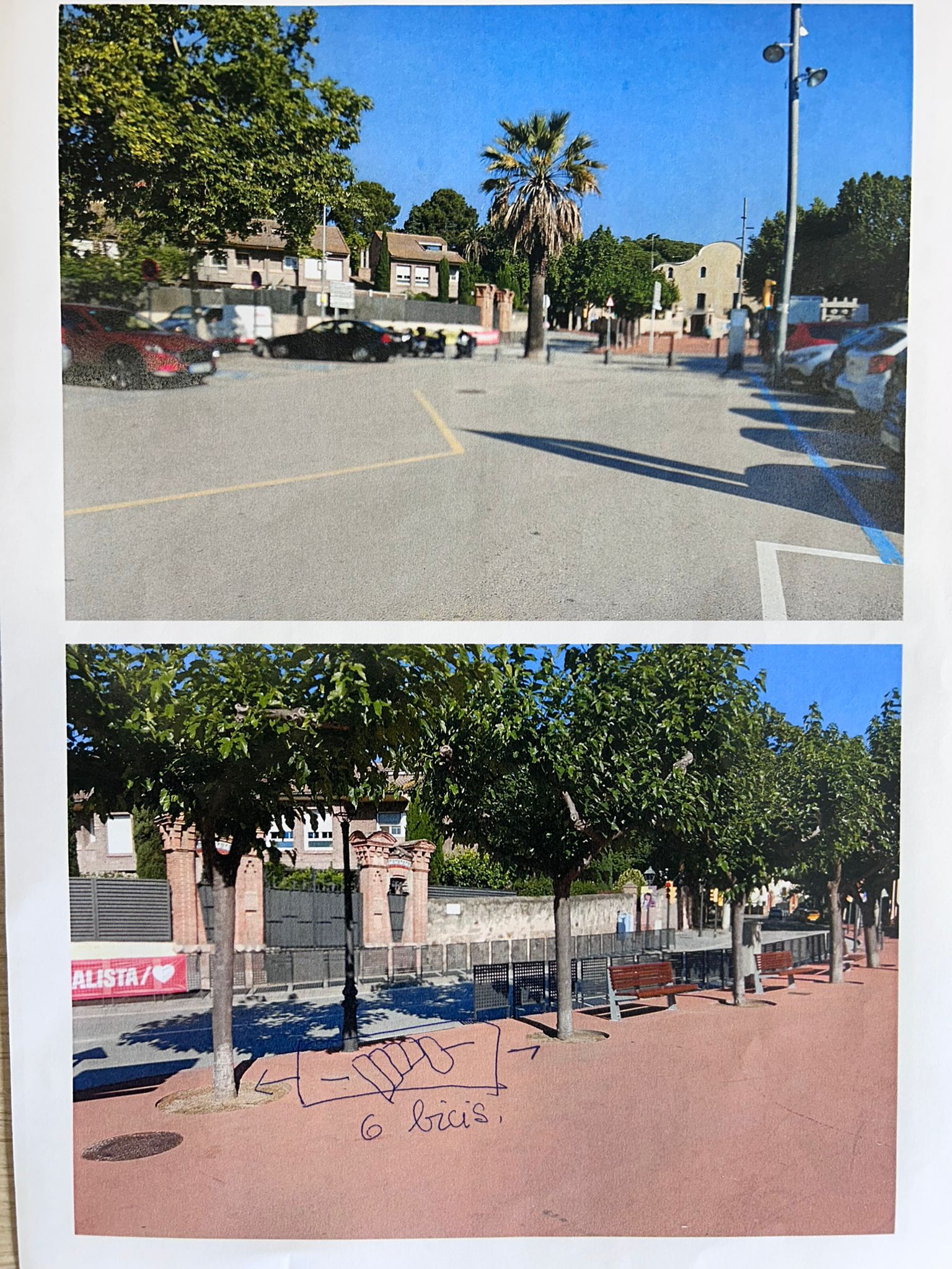 Imatge pels mitjans: Aparca bicicletes