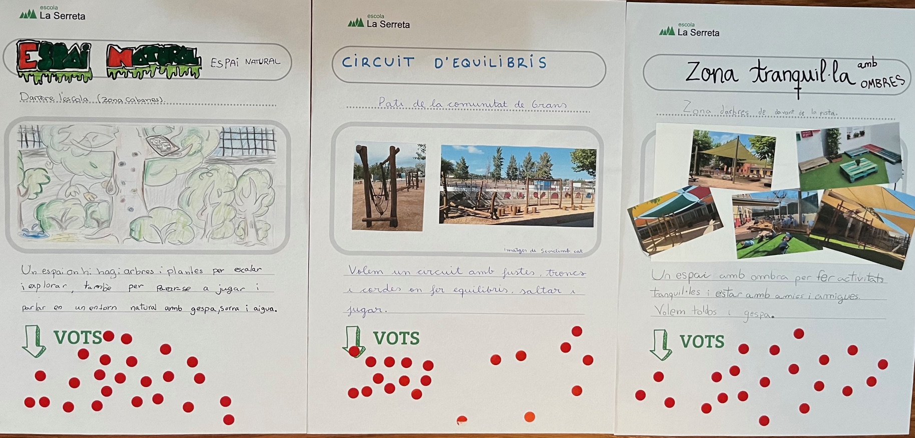 Imatge pels mitjans: Patis més naturals i diversos a l’Escola La Serreta! 